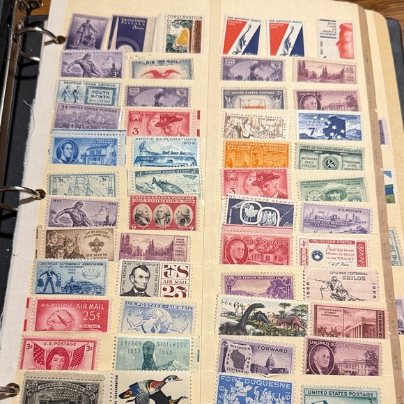 Vintage Postage Stamp Collection - Picture 1 of 16